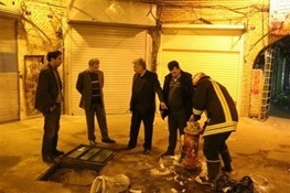 مانور شبانه نیروهای عملیاتی سازمان اتش نشانی شهرداری اردبیل برگزار شد