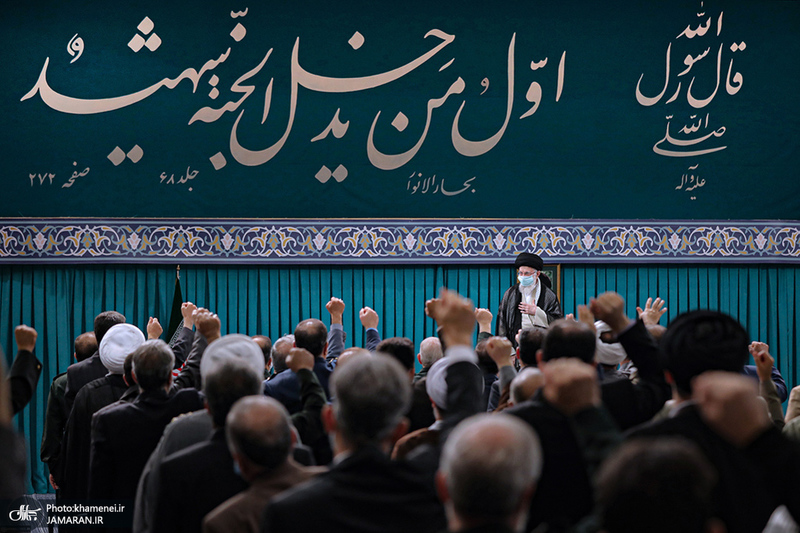 دیدار دست‌اندرکاران کنگره شهدای استان قم با رهبر معظم انقلاب
