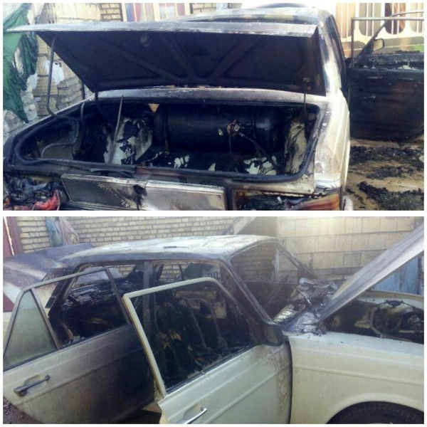 آتش‌سوزی خودرو در شهرستان دزفول 2 مصدوم برجای گذاشت