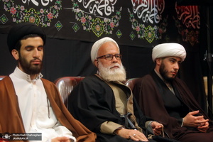 حضور سید حسن خمینی در مدرسه علمیه آیت الله العظمی خوانساری(ره)