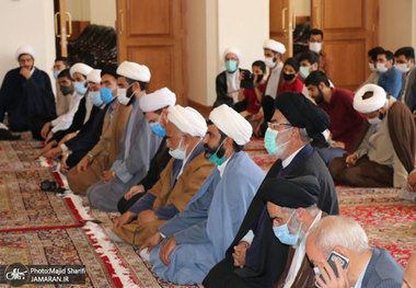 گردهمایی و میثاق حوزویان و دانشگاهیان خمین با آرمان های امام خمینی(س)