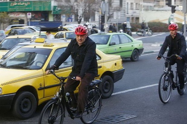 چالش دوچرخه‌ای دو شهردار