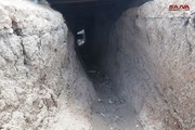 تونل تروریست‌ها در دمشق کشف شد + عکس