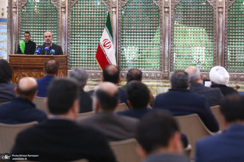 مراسم تجدید میثاق مدیران ارشد صداوسیما با آرمان‌های امام خمینی(زه)