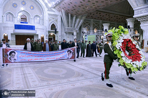 تجدید میثاق مدیران ارشد سازمان حفظ آثار و نشر ارزش‌های دفاع مقدس آجا با آرمان های حضرت امام(س)