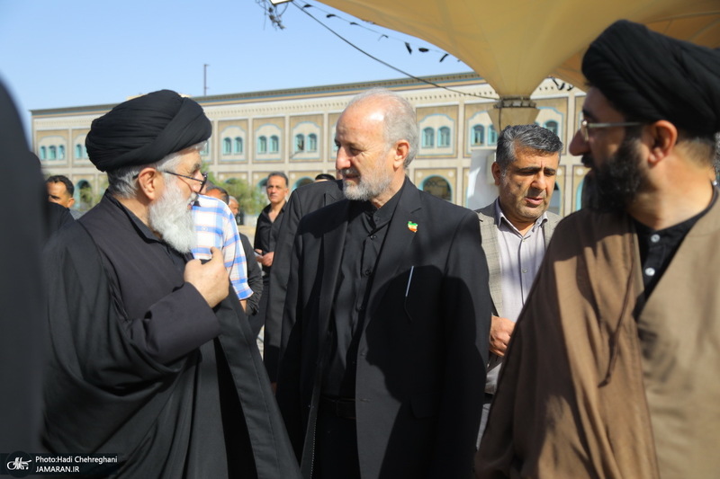 مراسم تشییع آیت الله موسوی تبریزی (ره)