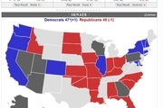 نتایج انتخابات میاندوره ای آمریکا/ ترکیب سنا و مجلس نمایندگان آمریکا تا این لحظه
