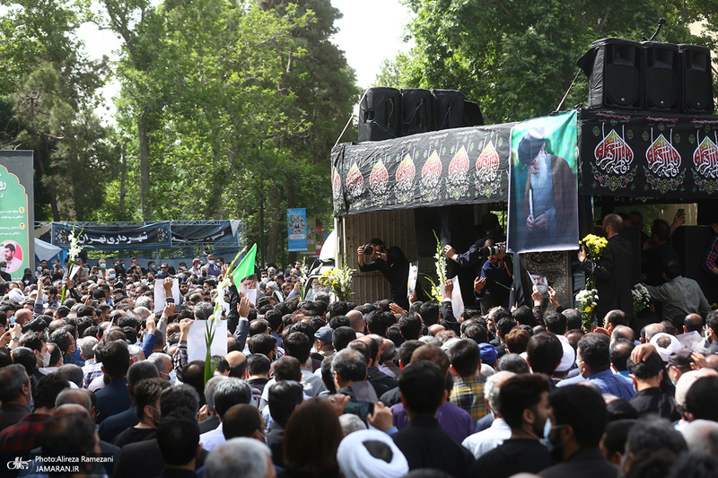 مراسم تشییع استاد فاطمی نیا (ره) در دانشگاه تهران