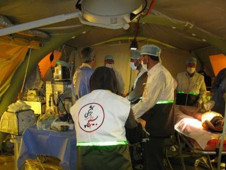 بیمارستان صحرایی دربخش ارم دشتستان راه اندازی شد