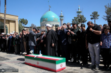 تشییع شهیده منصوره باصری در شهرستان رباط کریم