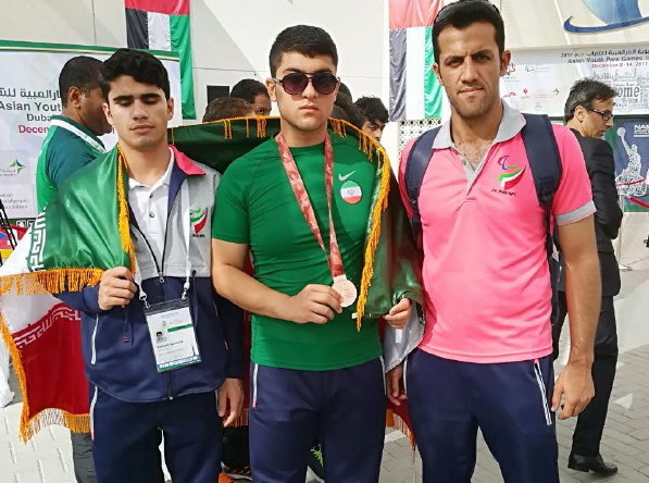 دوندگان نابینای فارس در مسابقات پارا آسیایی امارات، چهار مدال کسب کردند