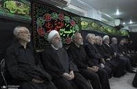 آخرین روز مراسم عزاداری حضرت عبدالله الحسین(ع) در دفتر حسن روحانی (26)
