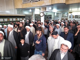مراسم عزاداری شهادت حضرت امام حسن عسکری(ع) در دفتر آیت الله العظمی صانعی
