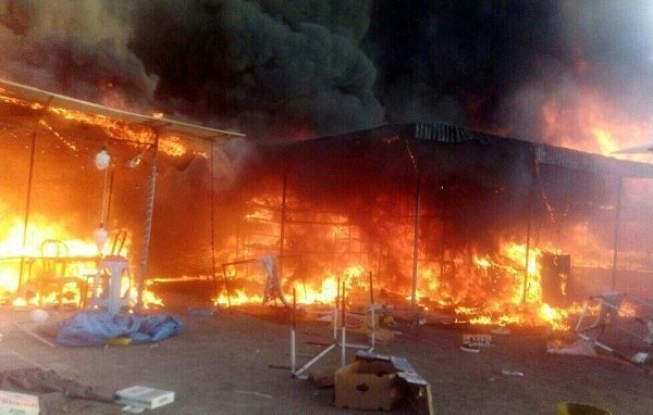 ابراز همدردی اعضای‌شورای شهر کرج با خسارت دیدگان آتش‌سوزی بازارچه پونه