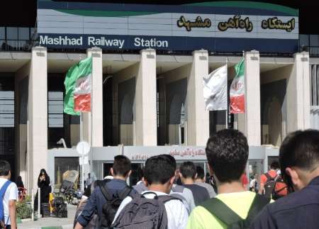 400 هزار مسافر نوروزی توسط راه آهن مشهد جابه جا شدند