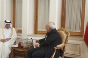 اولین دیدار سفیر قطر با ظریف پس از بازگشت به تهران انجام شد