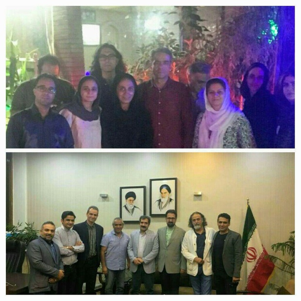 نخستین عکس دو هنرمندِ بازداشتی پس از آزادی
