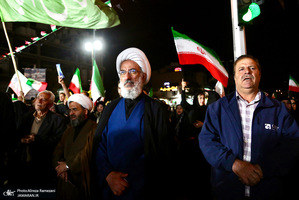 چهل و چهارمين شب اجتماع پرشور مردم در تهرانپارس