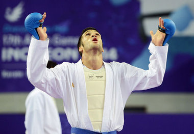 امیر مهدی‌زاده در تیم ستارگان کاراته جهان
