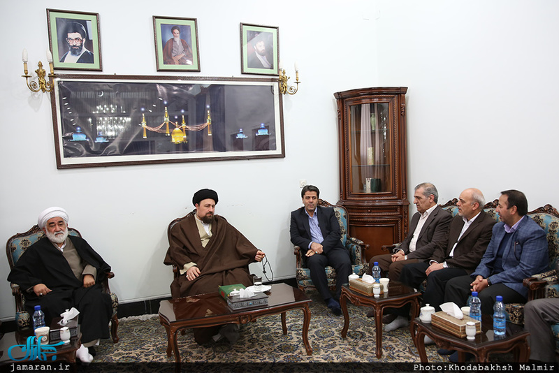 دیدار اعضای هیات مدیره مناطق گازرسانی شهر تهران با سید حسن خمینی