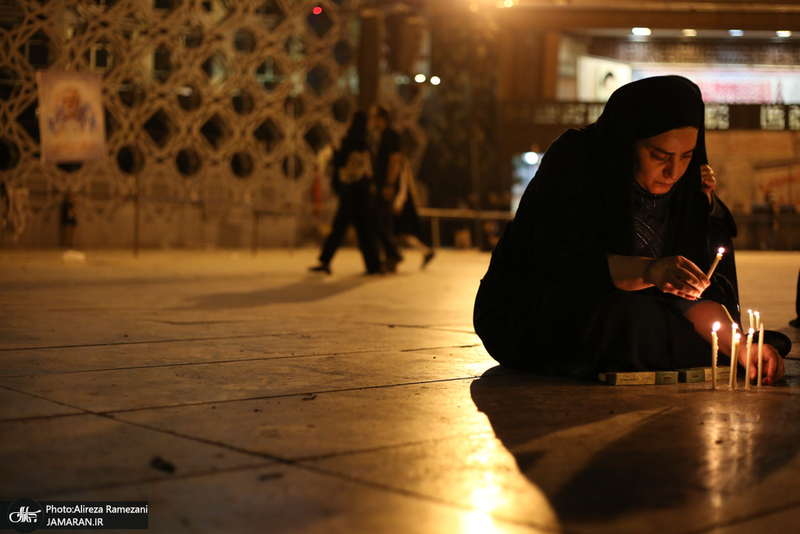 مراسم شام غریبان در میدان امام حسین (ع)