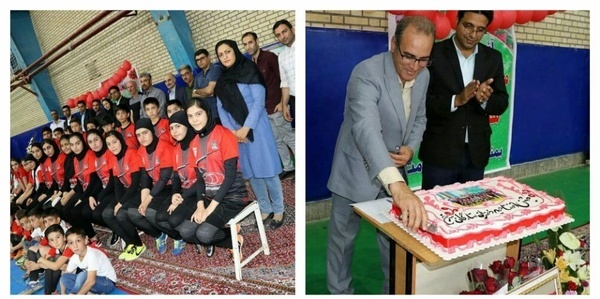 افتتاح سومین مدرسه فوتبال دختران در آبیک  آغاز مسابقات فوتبال در زمین چمن