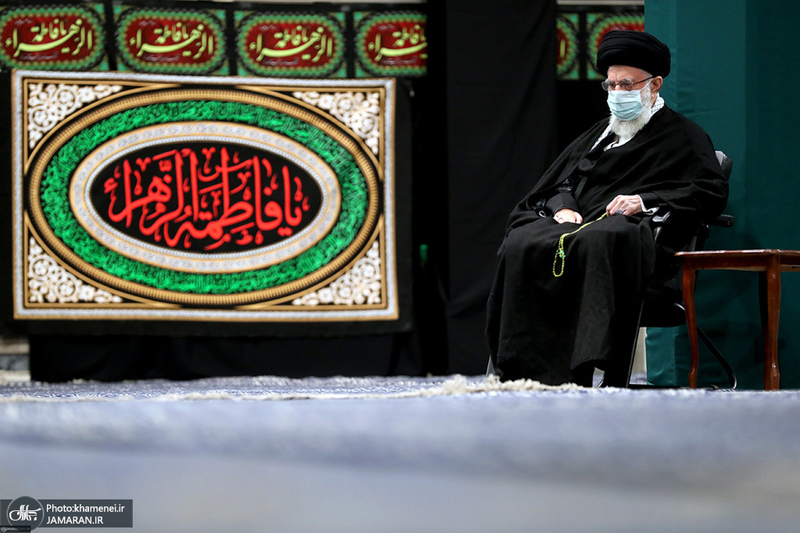 عزاداری شب شهادت حضرت زهرا (س) در حسینیه امام خمینی