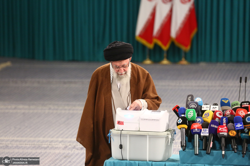 حضور رهبر انقلاب در دور دوم انتخابات مجلس شورای اسلامی