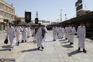 مراسم عزاداری روز عاشورا در حرم حضرت معصومه(س)‎