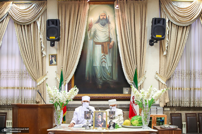 مراسم بزرگداشت امام خمینی (س) در آدریان زرتشتیان
