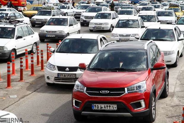 ترافیک سنگین در جاده‌های ورودی مازندران