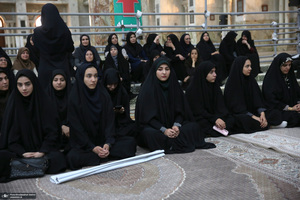 مراسم تجدیدمیثاق دانشگاهیان با آرمان‌های امام خمینی (س)