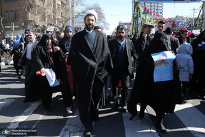 راهپیمایی باشکوه 22 بهمن-4 / حجت‌الاسلام والمسلمین رستمی