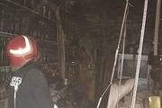 آتش سوزی مغازه ای در بازار صفی تبریز مهار شد