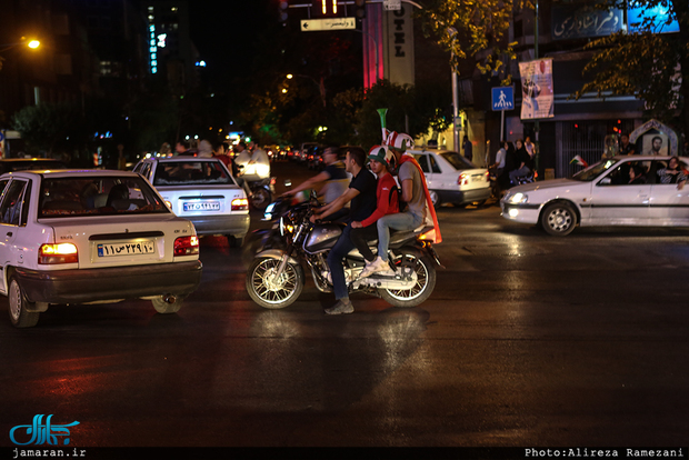 در جشن خیابانی صعود تیم ملی به جام جهانی 4 نفر مصدوم شدند
