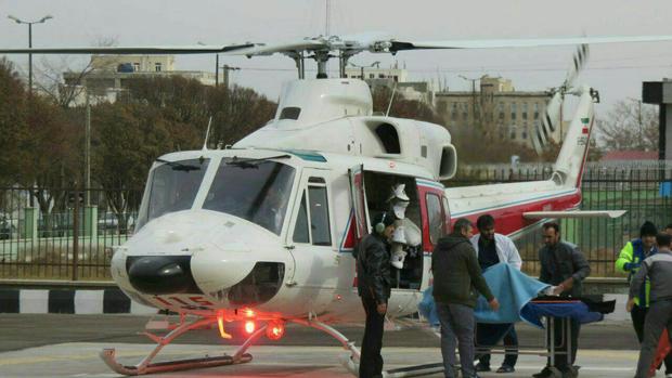 انتقال هوایی6 مصدوم به  بیمارستان در البرز