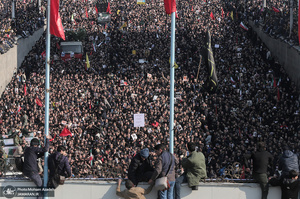 حضور میلیون ها تهرانی در تشییع پیکر مطهر سردار قاسم سلیمانی - 5