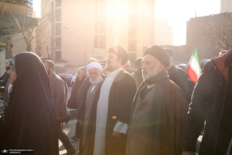 حضور سید حسن خمینی در اجتماع بزرگ مردم تهران