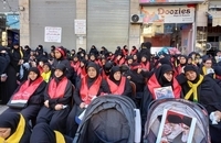 مراسم روز عاشورا در محل شهادت سید حسن نصرالله در ضاحیه جنوبی بیروت (3)