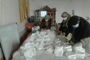 ۴۸۰۰ عدد ماسک در مناطق روستایی بوکان تولید شد
