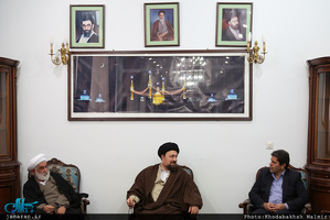 دیدار اعضای هیات مدیره مناطق گازرسانی شهر تهران با سید حسن خمینی