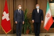 دیدار وزیر خارجه سوییس با ظریف 