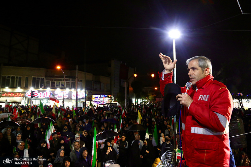 پنجاه و‌ یکمین اجتماع پر شور مردم در میدان شهدا