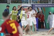 جام جهانی ۲۰۲۴| برد هیجان انگیز ساحلی بازان ایران مقابل اسپانیا+ عکس و ویدیوی گل ها
