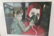نمایشگاه نقاشی شهدای بمباران شیمیایی در سردشت گشایش یافت