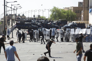 استعفای رئیس پارلمان عراق رد شد، پلیس با تظاهرکنندگان درگیر شد