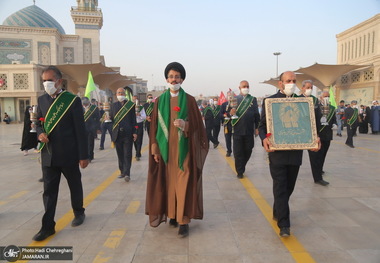 همایش پیاده روی خادمان حرم کریمه اهل بیت(ع) در شب ولادت امام رضا(ع)