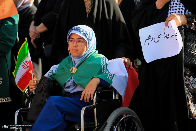 رزمایش «دختران جان‌فدای ایران» در فسا