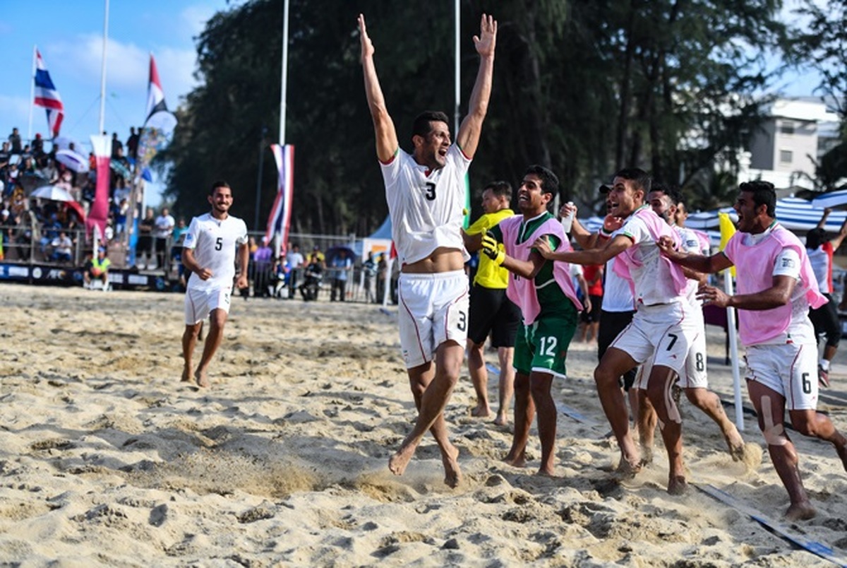 ملی پوشان فوتبال ساحلی در رده سوم جهان و اول آسیا
