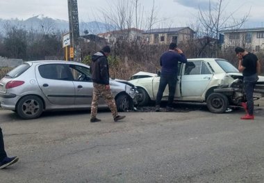 تصادف در کمربندی نجف آباد 6 مصدوم برجا گذاشت